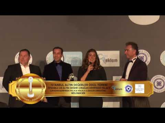 İSTANBUL ALTIN DEĞERLER ÖDÜL TÖRENİ İSTANBUL' UN ALTIN DEĞERİ ÇIRAĞAN KEMPİNSKİ PALACE